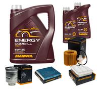 DENCKERMANN Controllo Set MANNOL Combi LL 5W-30 7L Per Toyota Auris 1.4 D-4D