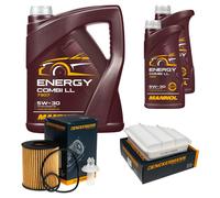 DENCKERMANN Controllo Set MANNOL Combi LL 5W-30 7L Per Toyota Avensis Kombi