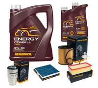 DENCKERMANN Controllo Set MANNOL Combi LL 5W-30 7L Per Toyota Corolla Verso