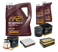DENCKERMANN Controllo Set MANNOL Combi LL 5W-30 7L Per Toyota Hilux VIII