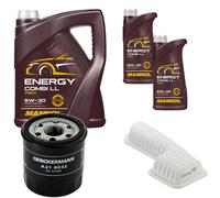 DENCKERMANN Controllo Set MANNOL Combi LL 5W-30 7L Per Toyota RAV 4 II 1.8