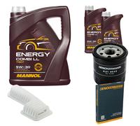 DENCKERMANN Controllo Set MANNOL Combi LL 5W-30 7L Per Toyota RAV 4 II 1.8