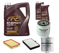 DENCKERMANN Controllo Set MANNOL Combi LL 5W-30 7L Per Volvo V90 Kombi S90
