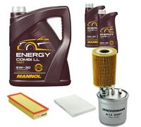 DENCKERMANN Controllo Set MANNOL Combi LL 5W-30 7L Per VW Caddy II Kasten