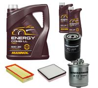 DENCKERMANN Controllo Set MANNOL Combi LL 5W-30 7L Per VW Golf II 1.6 D