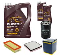 DENCKERMANN Controllo Set MANNOL Combi LL 5W-30 7L Per VW Golf II 1.8I Cat