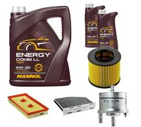 DENCKERMANN Controllo Set MANNOL Combi LL 5W-30 7L Per VW Golf V 1.6 FSI