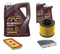 DENCKERMANN Controllo Set MANNOL Combi LL 5W-30 7L Per VW Golf V 1.6 FSI