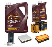 DENCKERMANN Controllo Set MANNOL Combi LL 5W-30 7L Per VW Polo 1.2 12V Ibiza
