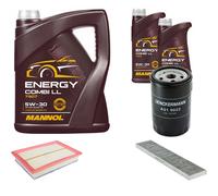 DENCKERMANN Controllo Set MANNOL Combi LL 5W-30 7L Per VW Sharan 2.0 1.8 T