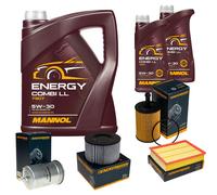 DENCKERMANN Controllo Set MANNOL Combi LL 5W-30 7L Per VW Transporter IV Bus