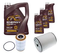 DENCKERMANN Controllo Set MANNOL Combi LL 5W-30 8L Per Audi A8 3.0 TFSI
