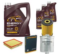 DENCKERMANN Controllo Set MANNOL Combi LL 5W-30 8L Per Audi A8 4.2 Quattro