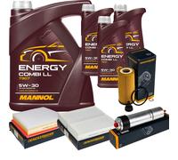 DENCKERMANN Controllo Set MANNOL Combi LL 5W-30 8L Per BMW 2 Active Tourer
