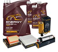 DENCKERMANN Controllo Set MANNOL Combi LL 5W-30 8L Per BMW 2 Active Tourer