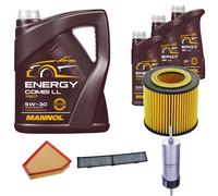 Denckermann Controllo Set mannol Combi Ll 5W-30 8L per BMW 3er 325i
