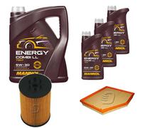 DENCKERMANN Controllo Set MANNOL Combi LL 5W-30 8L Per BMW 6er Cabriolet 645