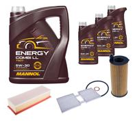 DENCKERMANN Controllo Set MANNOL Combi LL 5W-30 8L Per BMW X3 xDrive20d