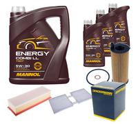 DENCKERMANN Controllo Set MANNOL Combi LL 5W-30 8L Per BMW X3 xDrive20d