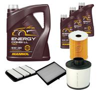 DENCKERMANN Controllo Set MANNOL Combi LL 5W-30 8L Per Chevrolet Nubira