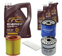 DENCKERMANN Controllo Set MANNOL Combi LL 5W-30 8L Per Citroën Jumper Bus