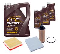 DENCKERMANN Controllo Set MANNOL Combi LL 5W-30 8L Per Fiat Freemont 3.6 4x4