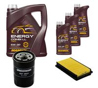 DENCKERMANN Controllo Set MANNOL Combi LL 5W-30 8L Per Honda Accord V 1.9I