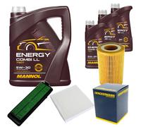 DENCKERMANN Controllo Set MANNOL Combi LL 5W-30 8L Per Honda Accord VII