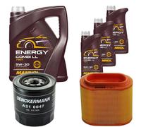 DENCKERMANN Controllo Set MANNOL Combi LL 5W-30 8L Per Hyundai H-1 Kasten