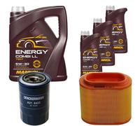 DENCKERMANN Controllo Set MANNOL Combi LL 5W-30 8L Per Hyundai H-1 Kasten