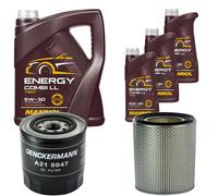 DENCKERMANN Controllo Set MANNOL Combi LL 5W-30 8L Per Hyundai H100 Kasten