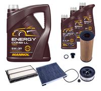 DENCKERMANN Controllo Set MANNOL Combi LL 5W-30 8L Per Hyundai Santa Fé IV