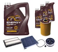 DENCKERMANN Controllo Set MANNOL Combi LL 5W-30 8L Per Hyundai Santa Fé IV