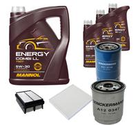 DENCKERMANN Controllo Set MANNOL Combi LL 5W-30 8L Per Hyundai Sonata V 2.0