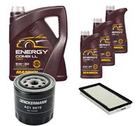 DENCKERMANN Controllo Set MANNOL Combi LL 5W-30 8L Per Jeep Cherokee 4.0I