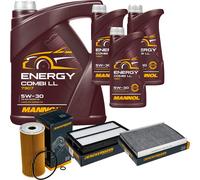 DENCKERMANN Controllo Set MANNOL Combi LL 5W-30 8L Per KIA Sorento III 2.2