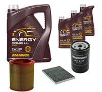 DENCKERMANN Controllo Set MANNOL Combi LL 5W-30 8L Per Lancia Kappa Coupe