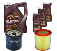 DENCKERMANN Controllo Set MANNOL Combi LL 5W-30 8L Per Lancia Lybra 1.8 16V
