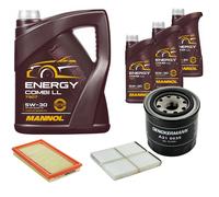DENCKERMANN Controllo Set MANNOL Combi LL 5W-30 8L Per Mazda Premacy 2.0 TD