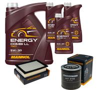 DENCKERMANN Controllo Set MANNOL Combi LL 5W-30 8L Per Mazda Tribute 3.0 V6