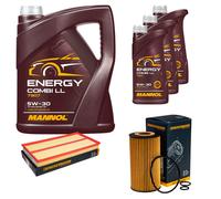 DENCKERMANN Controllo Set MANNOL Combi LL 5W-30 8L Per Mercedes 113 CDI 116