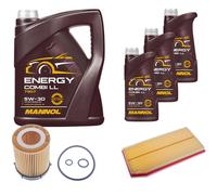 DENCKERMANN Controllo set MANNOL Combi LL 5W-30 8L per Mercedes classe C