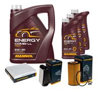 DENCKERMANN Controllo set MANNOL Combi LL 5W-30 8L per Mercedes classe C