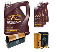 DENCKERMANN Controllo Set MANNOL Combi LL 5W-30 8L Per Mercedes E-Klasse
