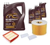 DENCKERMANN Controllo Set MANNOL Combi LL 5W-30 8L Per Mercedes M-Klasse