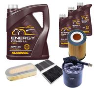 DENCKERMANN Controllo Set MANNOL Combi LL 5W-30 8L Per Mercedes S-Klasse