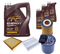 DENCKERMANN Controllo Set MANNOL Combi LL 5W-30 8L Per Mercedes Sprinter