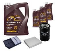 DENCKERMANN Controllo Set MANNOL Combi LL 5W-30 8L Per Mitsubishi Outlander