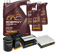 DENCKERMANN Controllo Set MANNOL Combi LL 5W-30 8L Per Mitsubishi Outlander