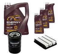 DENCKERMANN Controllo Set MANNOL Combi LL 5W-30 8L Per Mitsubishi Pajero